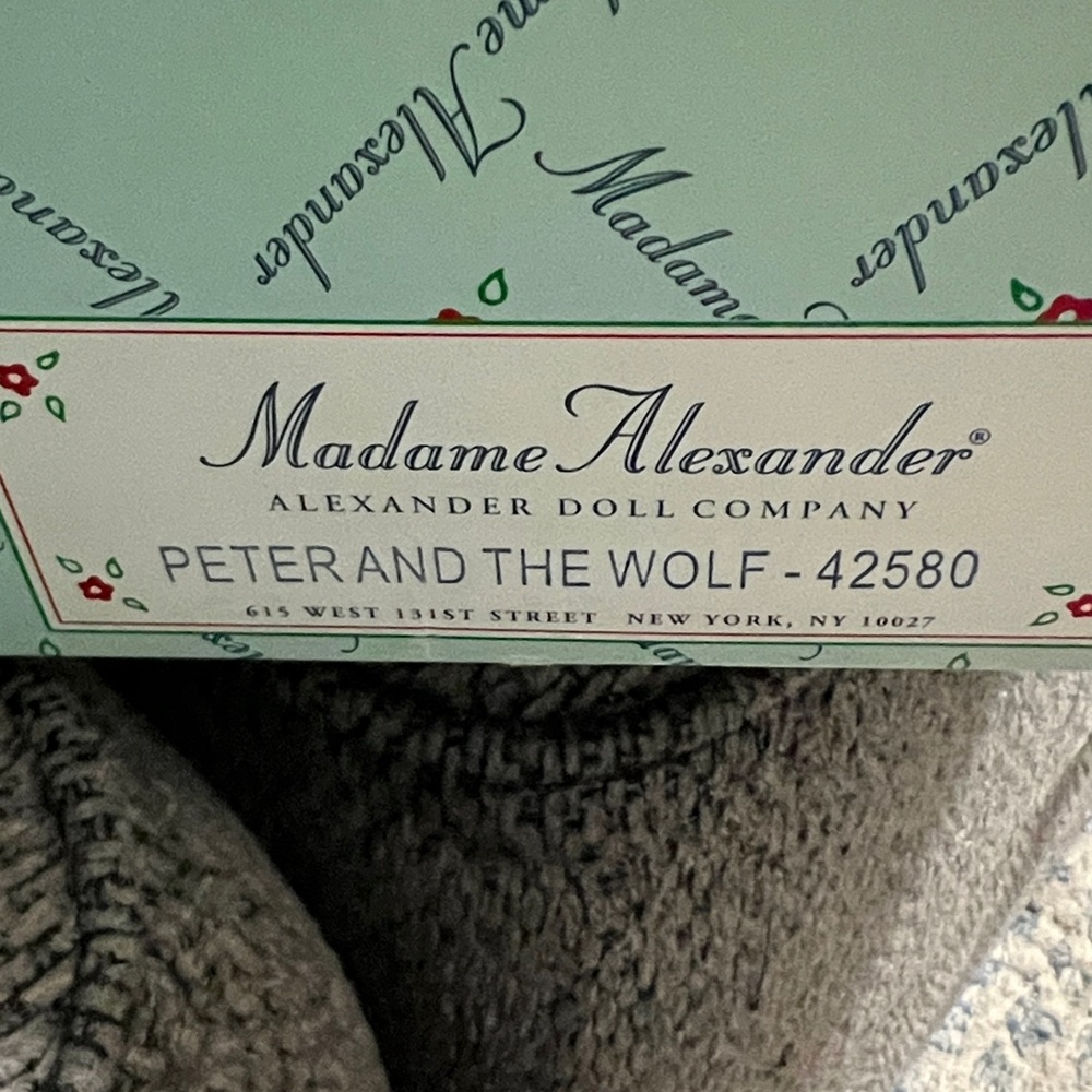 Madame Alexander Peter and the Wolf collection - Green and Red